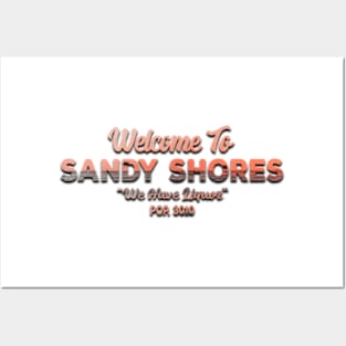 Welcome To Sandy Shores Posters and Art